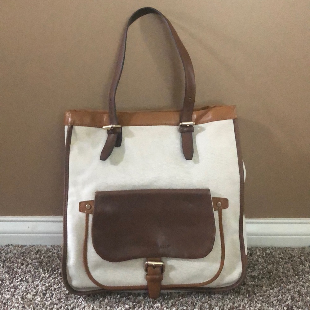 Longchamp Canvas Tote Bag
